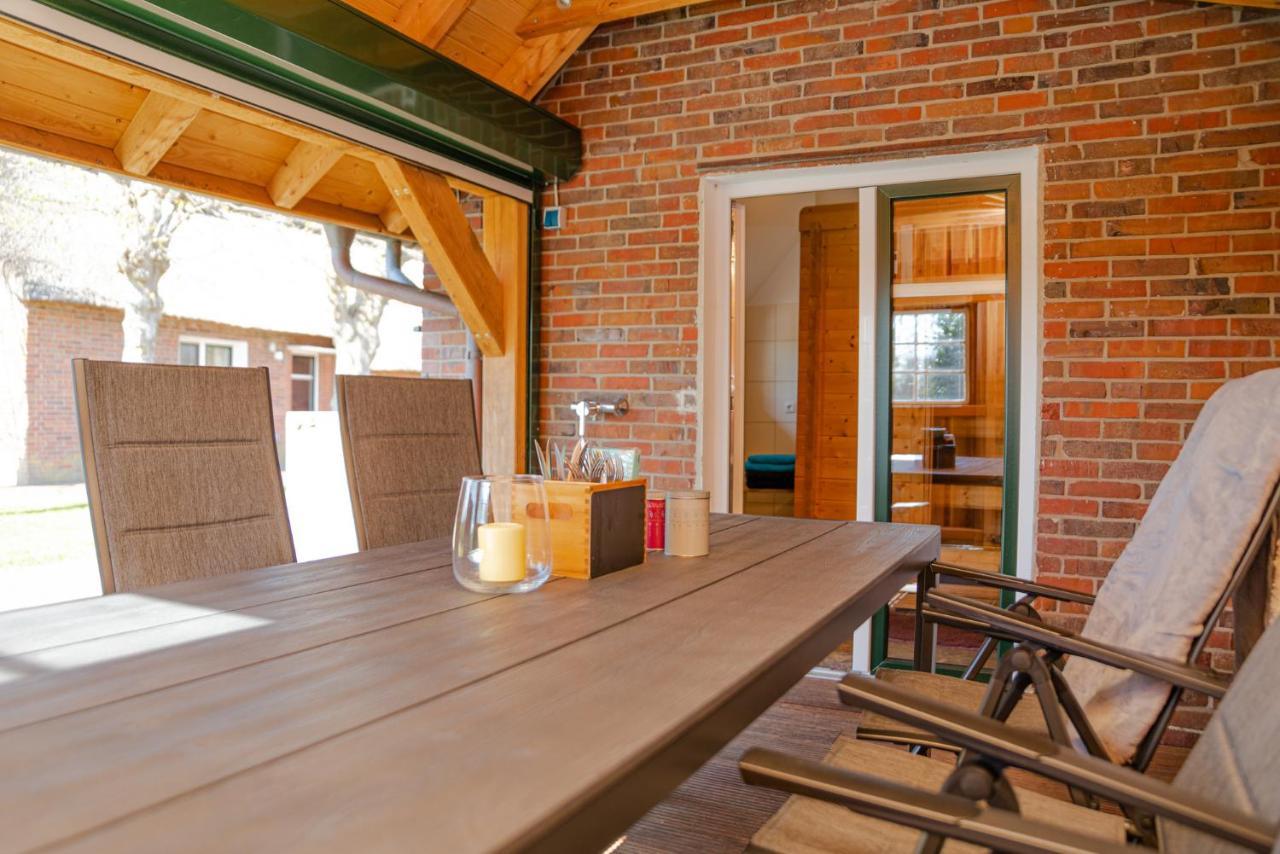 Reetdach Ostfriesenhaus Villa Südbrookmerland Eksteriør billede