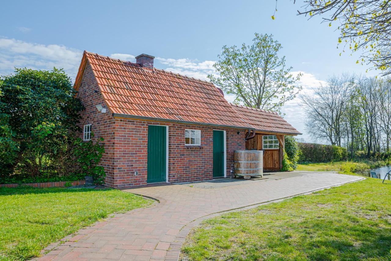 Reetdach Ostfriesenhaus Villa Südbrookmerland Eksteriør billede